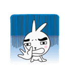 pink rabbit with yellowurt（個別スタンプ：16）