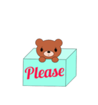 Cute Baby Bear（個別スタンプ：7）