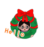 Q Series-Merry QRS-T mas ＆ a P New Year（個別スタンプ：12）