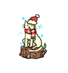 Meowing Office -X'mas Cats（個別スタンプ：1）