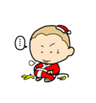 Monkey busy Christmas monkey（個別スタンプ：10）