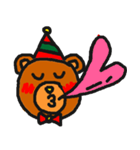 Xmas Bear（個別スタンプ：4）