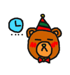 Xmas Bear（個別スタンプ：16）