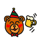 Xmas Bear（個別スタンプ：21）
