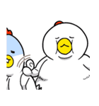 ねぎらう太っちょ鳥（個別スタンプ：28）