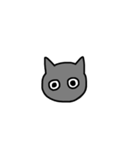 黒猫 ゴマシヲ（個別スタンプ：40）