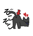 黒ネコひじり（個別スタンプ：15）