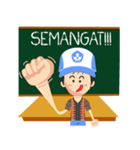 Highschool Student wear Batik（個別スタンプ：15）