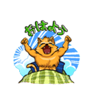 リエフ ザ猫の少年(日本語)（個別スタンプ：5）