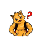 リエフ ザ猫の少年(日本語)（個別スタンプ：9）