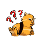 リエフ ザ猫の少年(日本語)（個別スタンプ：10）