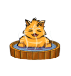 リエフ ザ猫の少年(日本語)（個別スタンプ：16）