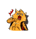 リエフ ザ猫の少年(日本語)（個別スタンプ：18）