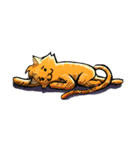 リエフ ザ猫の少年(日本語)（個別スタンプ：24）
