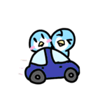 Pengin lovey lovey >^<（個別スタンプ：35）