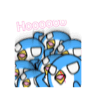 Pengin lovey lovey >^<（個別スタンプ：40）
