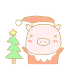 Merry Christmas New Year Teddy Piggy v2（個別スタンプ：2）