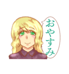 8人の可愛い綺麗な女の子達（個別スタンプ：7）