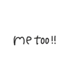 英語文字スタンプ（個別スタンプ：10）