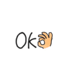 英語文字スタンプ（個別スタンプ：11）
