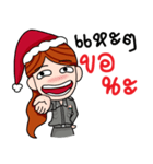 Santa Police Girl（個別スタンプ：16）