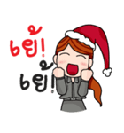 Santa Police Girl（個別スタンプ：31）