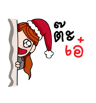 Santa Police Girl（個別スタンプ：34）