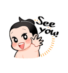Dosukoi！ Sumotori Boy Sticker（個別スタンプ：19）