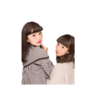 rie and miku（個別スタンプ：7）