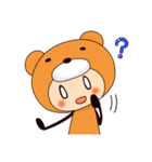 元気いっぱいクマ子（個別スタンプ：1）