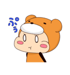 元気いっぱいクマ子（個別スタンプ：3）