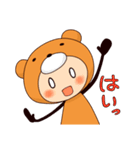 元気いっぱいクマ子（個別スタンプ：5）