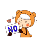 元気いっぱいクマ子（個別スタンプ：8）
