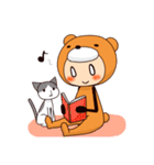 元気いっぱいクマ子（個別スタンプ：16）