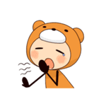 元気いっぱいクマ子（個別スタンプ：19）