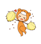 元気いっぱいクマ子（個別スタンプ：20）