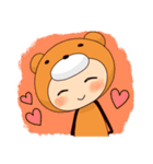 元気いっぱいクマ子（個別スタンプ：21）
