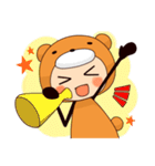 元気いっぱいクマ子（個別スタンプ：33）
