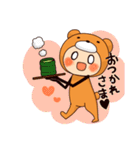 元気いっぱいクマ子（個別スタンプ：35）