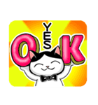 にゃんこスタンプ・ハチ＆ロク（個別スタンプ：9）