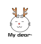 Jiong Cat and Merry Christmas（個別スタンプ：1）