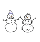 Jiong Cat and Merry Christmas（個別スタンプ：7）