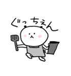 カフェで働くむぅさん（個別スタンプ：15）
