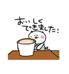 カフェで働くむぅさん（個別スタンプ：20）