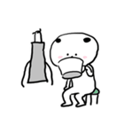 カフェで働くむぅさん（個別スタンプ：21）