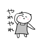 カフェで働くむぅさん（個別スタンプ：36）
