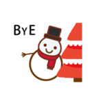 Christmas snowman story 2（個別スタンプ：7）