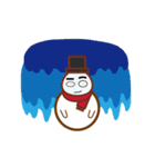 Christmas snowman story 2（個別スタンプ：14）