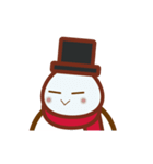 Christmas snowman story 2（個別スタンプ：15）