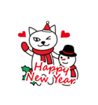 X'mas ＆ New Year for Wink-cat's（個別スタンプ：7）